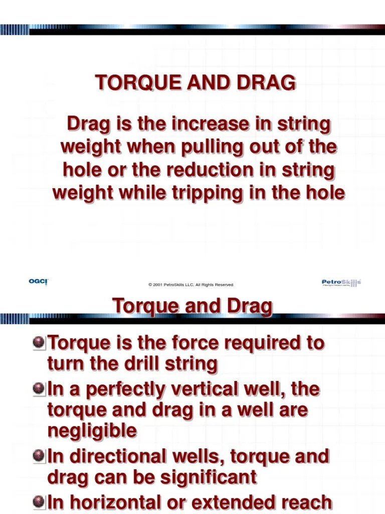 Torque and Drag Motion (Physics) Dynamics (Mechanics)