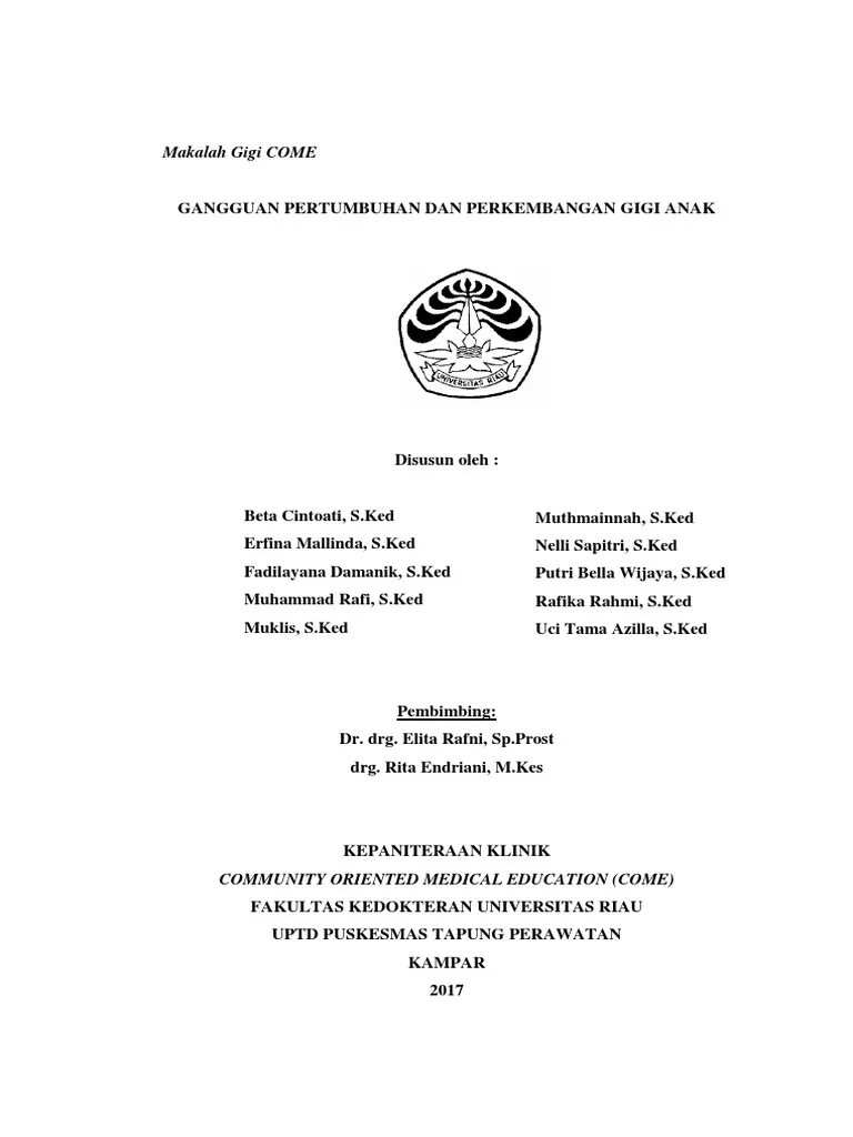 Laporan Kasus Gigi | PDF