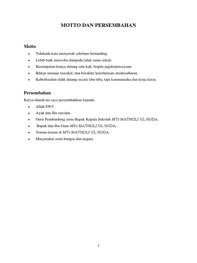 Check spelling or type a new query. Motto Dan Persembahan