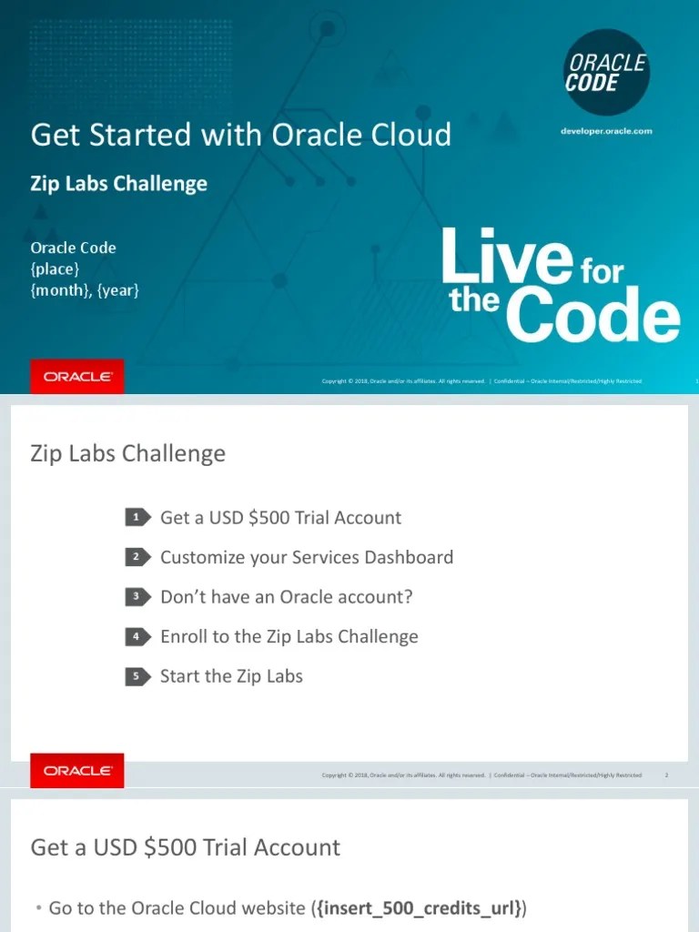 ZipLabs OracleCode 2018 PDF All Rights Reserved Software