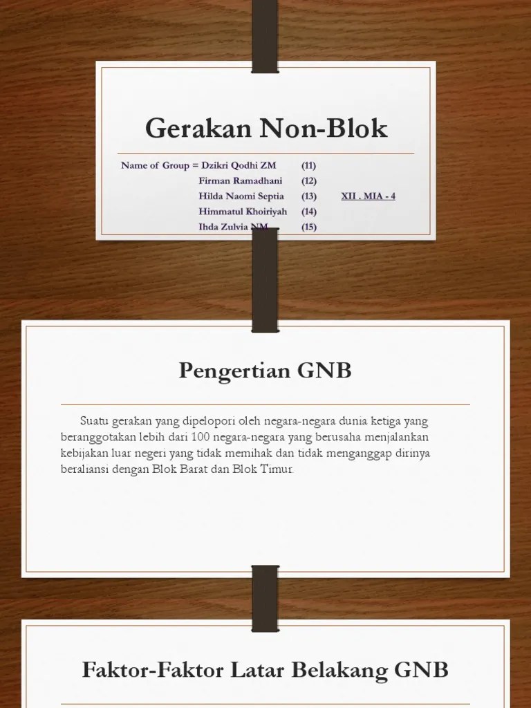 Gerakan Non Blok