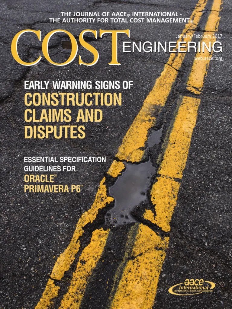Cost Engineering Publication Jan Feb 2017 PDF Construction Bidding