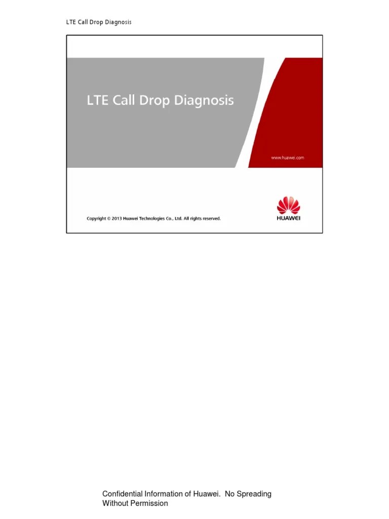 A Guide to Diagnosing LTE Call Drops Through Analysis of Key