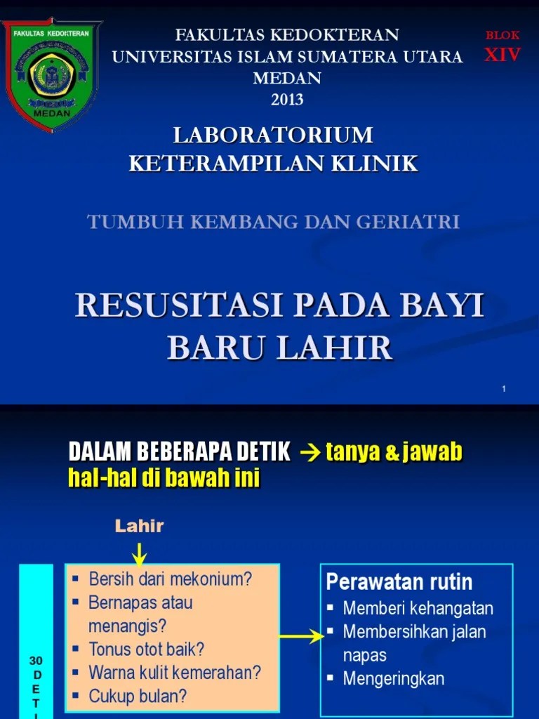 Resusitasi Bayi Baru Lahir