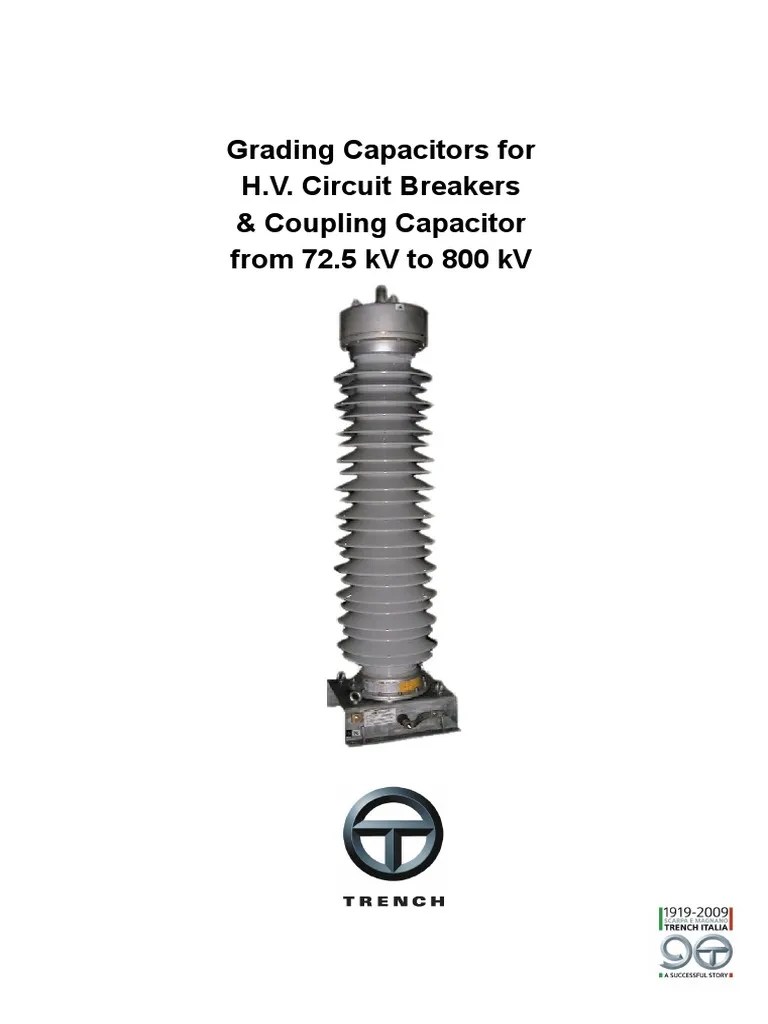 Grading Capacitors For HV Circuit Breakers PDF PDF Capacitor