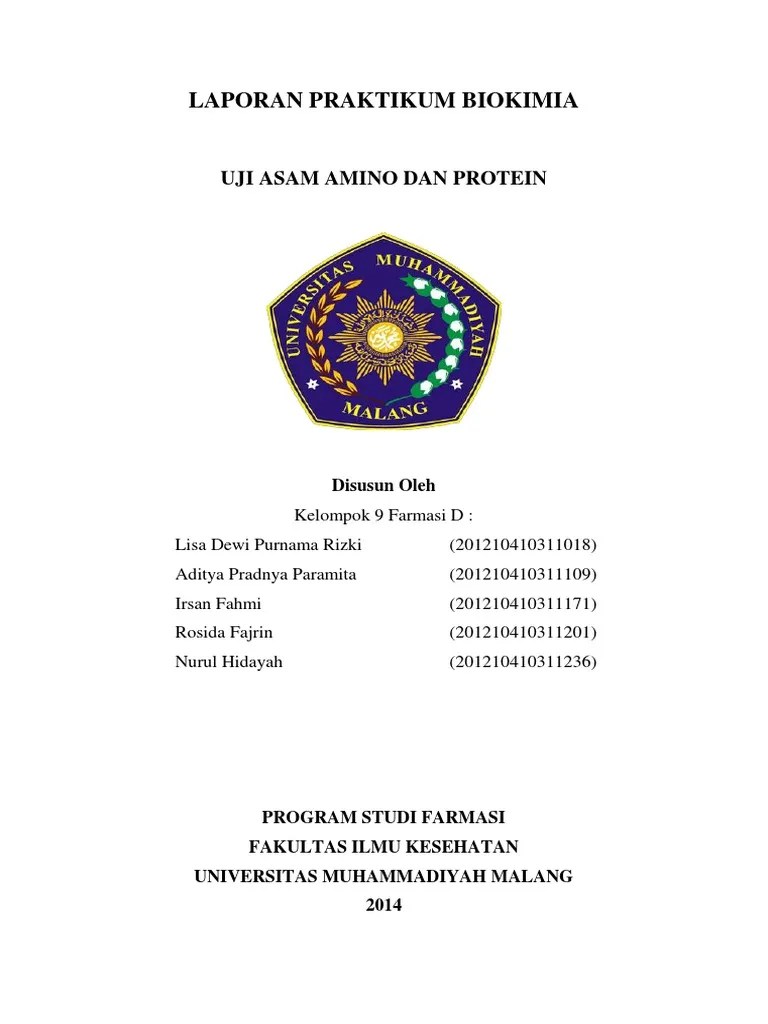 Makalah Uji Asam Amino dan protein.docx
