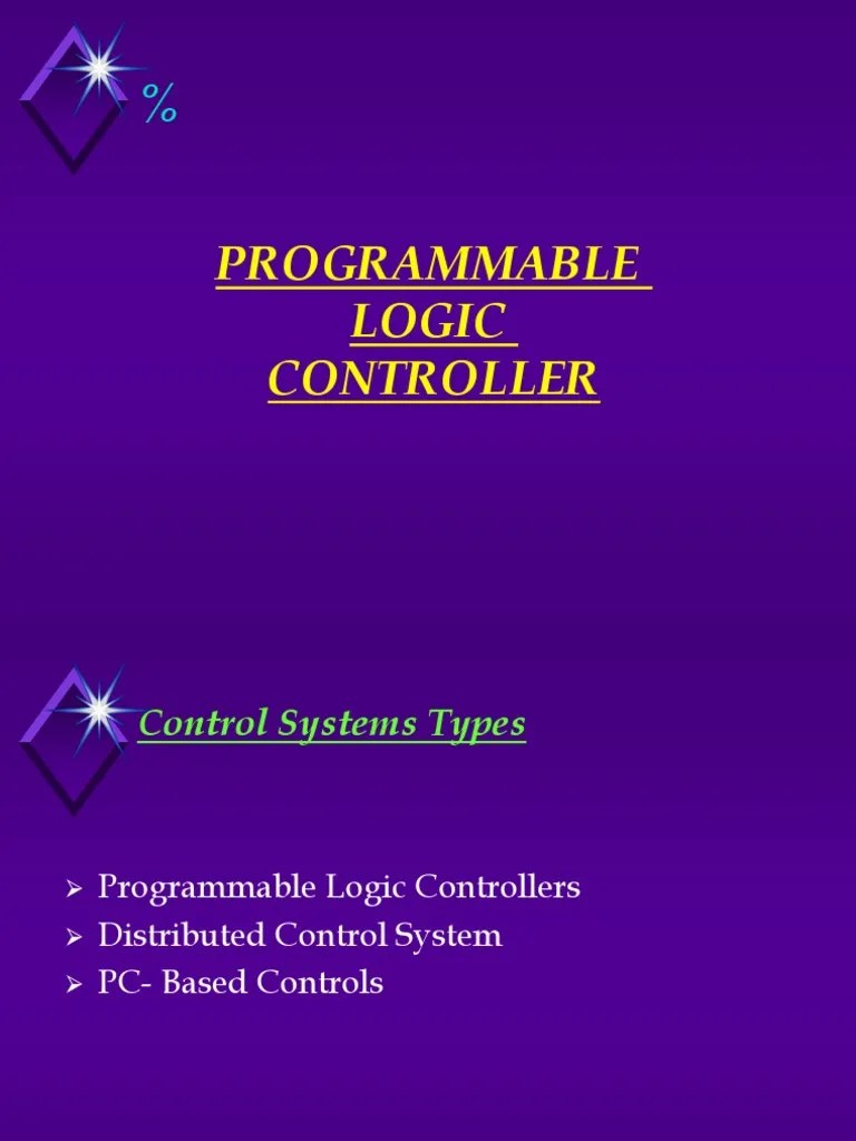 Programmable Logic Controller PDF Programmable Logic Controller