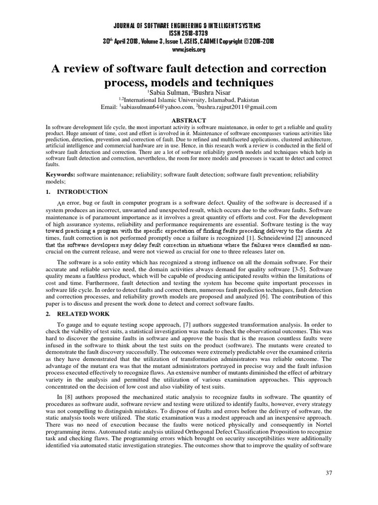 A Review of Software Fault Detection and Correction Process, Models and