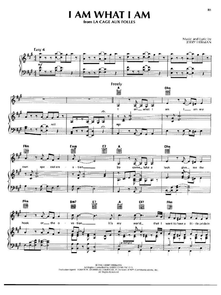 La Cage Aux Folles i Am What i Am