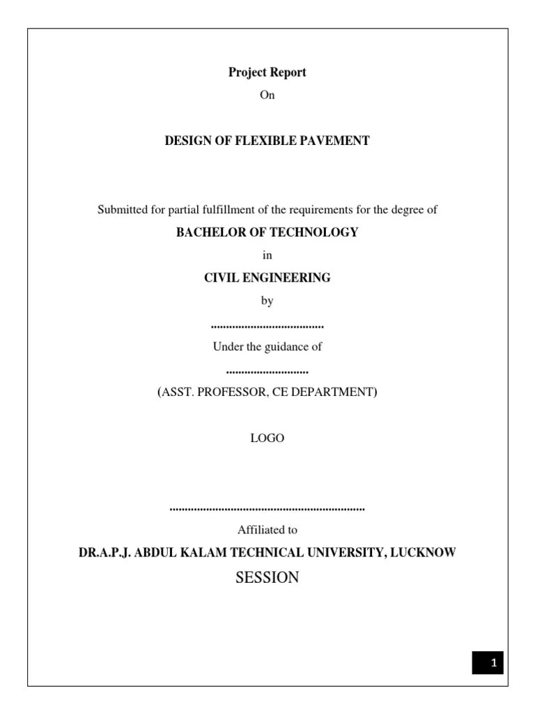 Design of Flexible Pavement | PDF | Road Surface | Tire