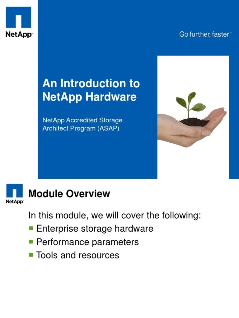 Intro To NetApp Hardware PDF Information Storage