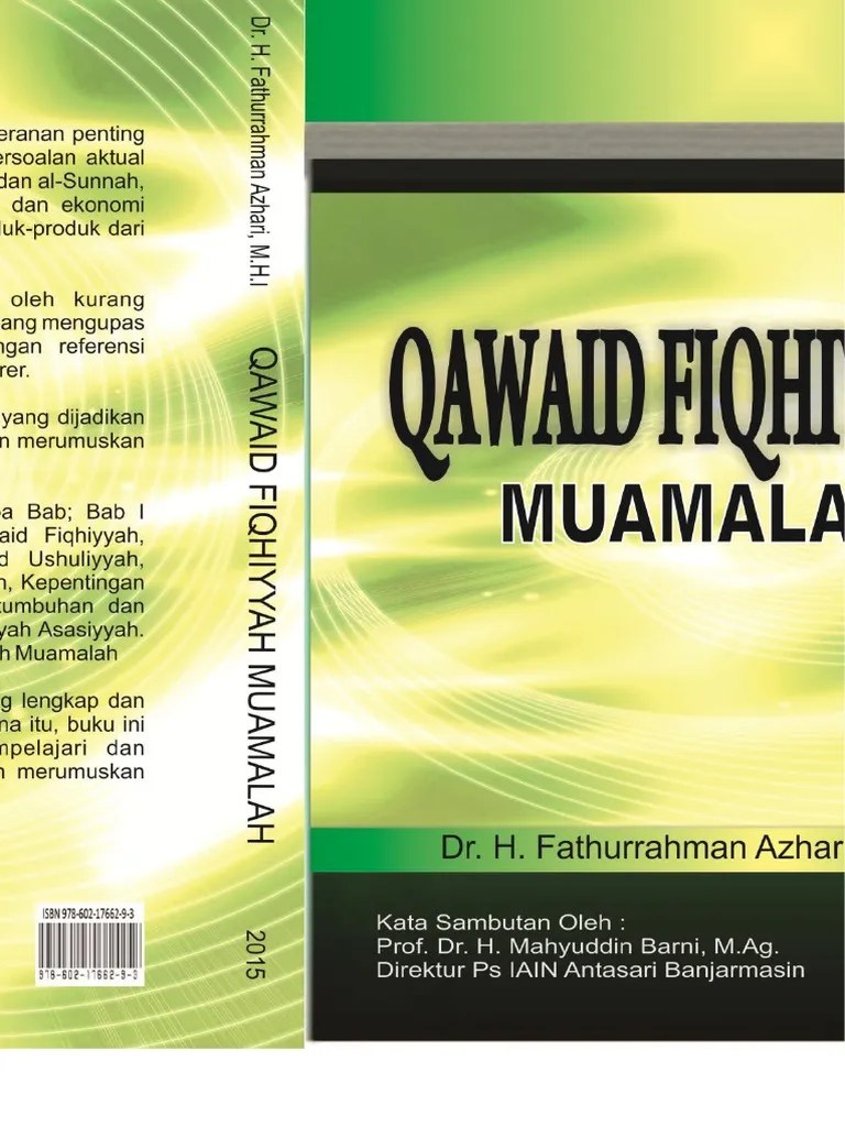 Qawaid Fiqhiyyah (Muamalah) | PDF
