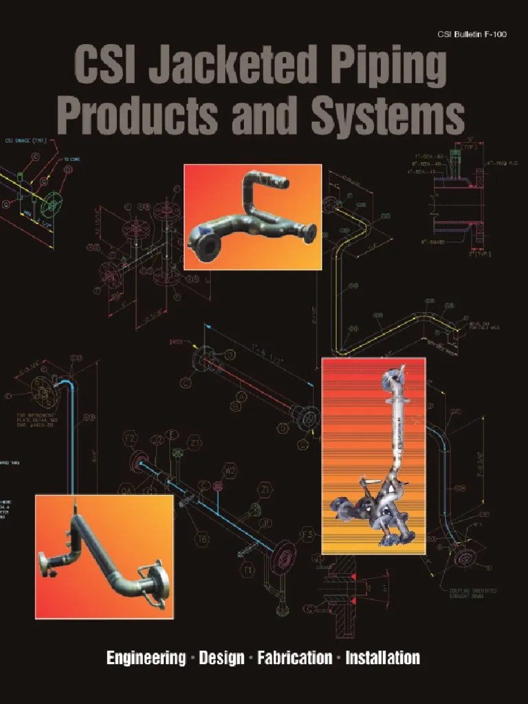 CSI Jacketed Piping Catalog PDF PDF Pipe (Fluid Conveyance) Welding