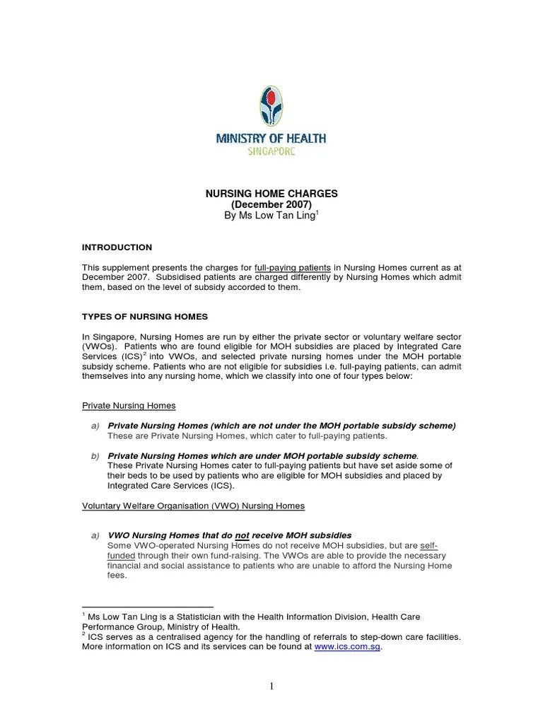 Nursing Home Charges Nursing Home Care Hospital Free 30day Trial