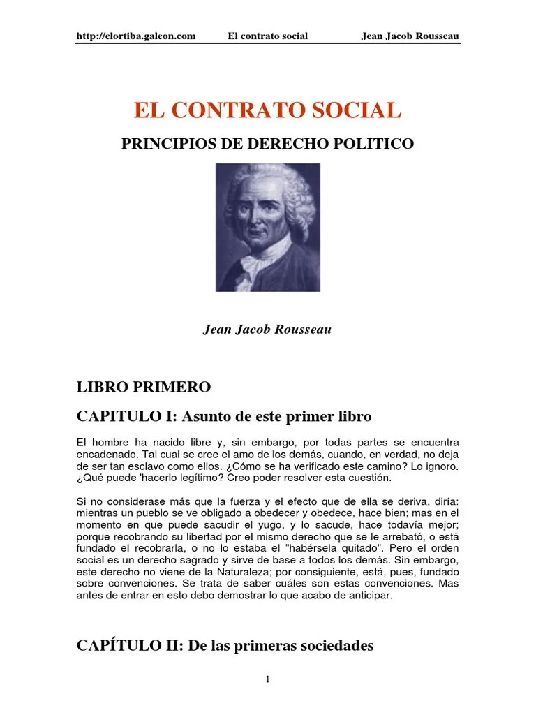 Descargar el contrato social en pdf gratis. Rousseau, Jean-Jacques_El contrato social.pdf | Contrato ...