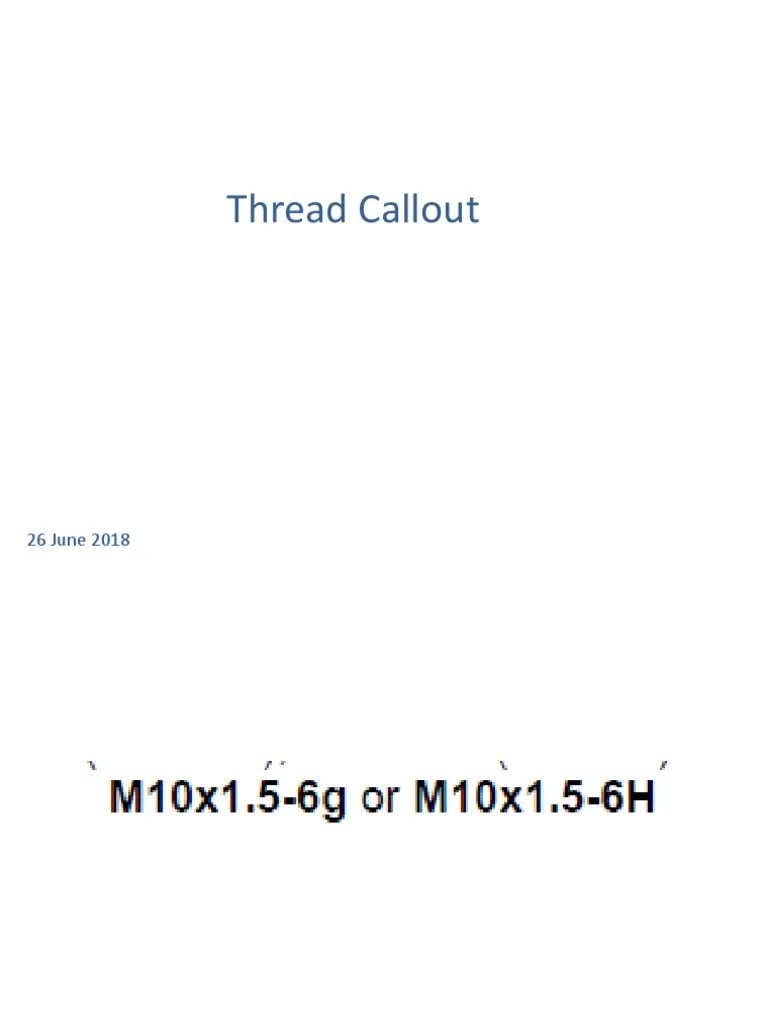 Thread Callout PDF