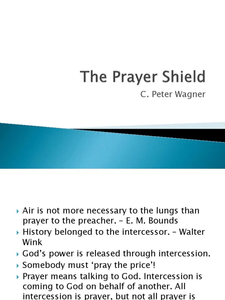 The Prayer Shield PDF Intercession Prayer