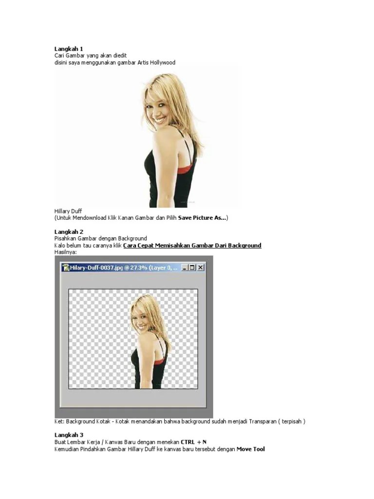 Cara Menyatukan Gambar Dengan Background Di Tempat Berbagi