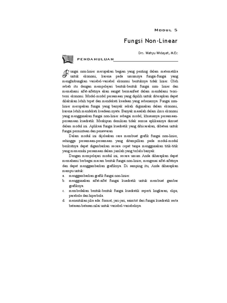 07. FUNGSI NON LINEAR