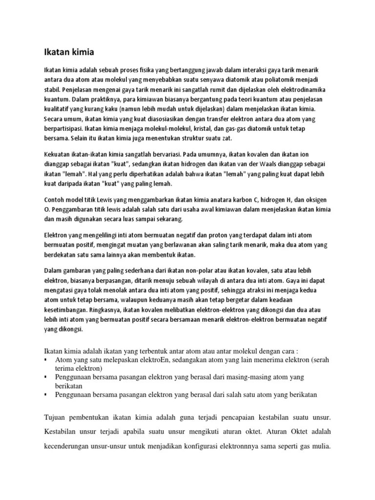 Atom Unsur 19k Akan Menjadi Stabil Dengan Kecenderungan Berbagai Unsur