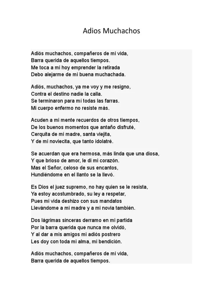 Adios Muchachos
