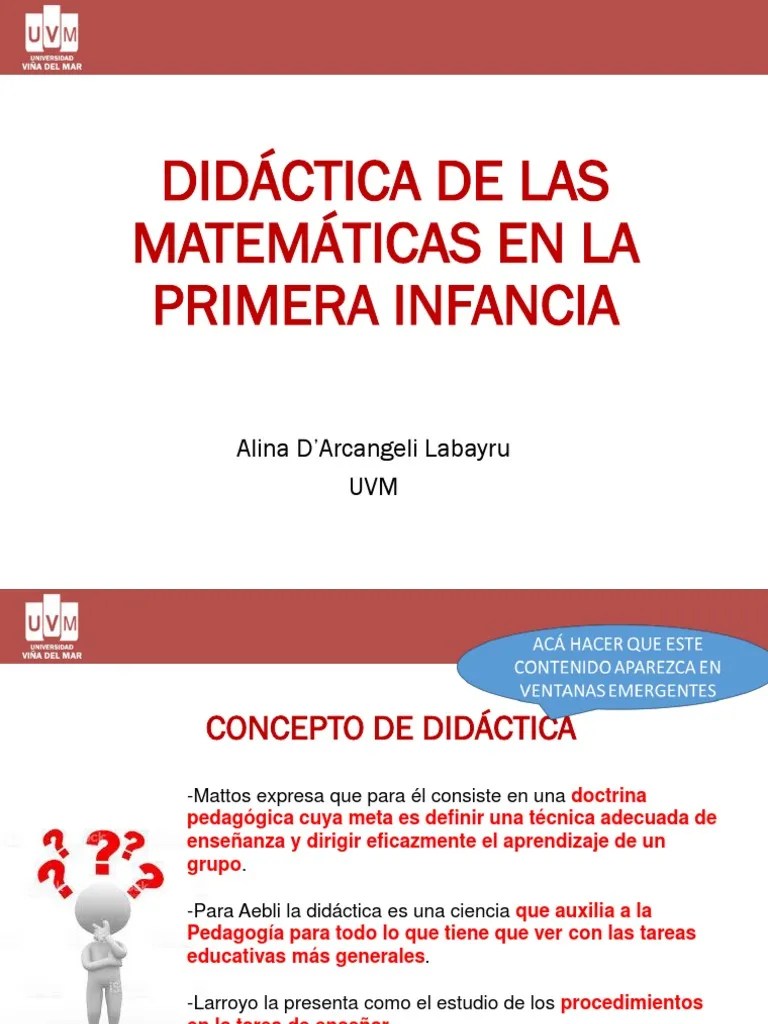 Con estos juegos de matemáticas para primaria ✅, ordenados por curso y tema puedes practicar exactamente el concepto que necesitas de forma divertida. Clase 1 Concepto De Didactica Educacion De La Primera Infancia Aprendizaje