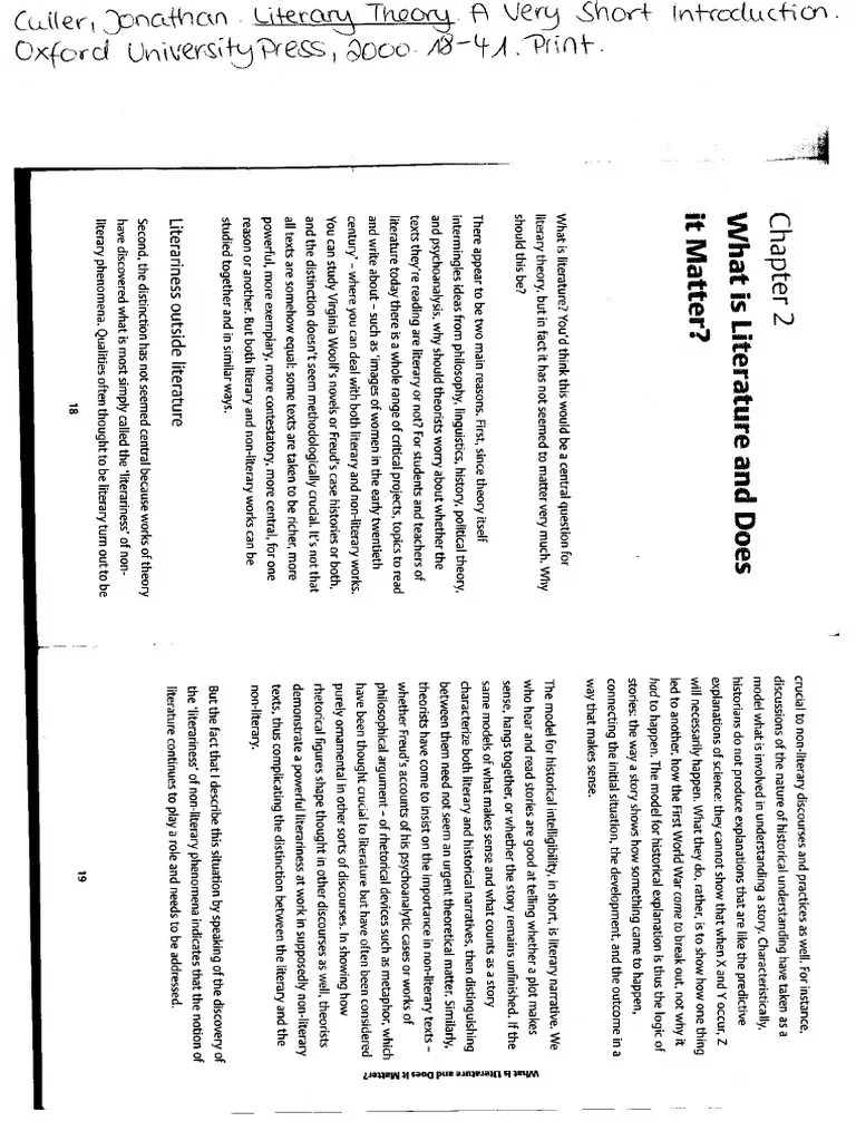 What Is Literature and Does It Matter PDF