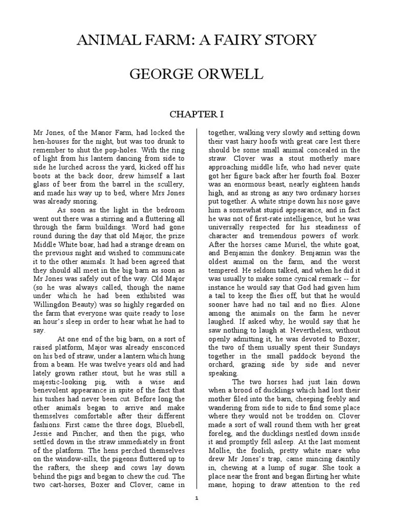 Animal Farm.pdf Psychology & Cognitive Science
