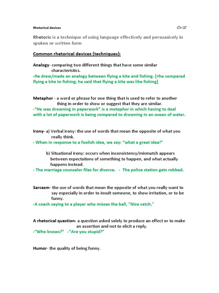 Rhetorical irony. dramatic irony. 20190117