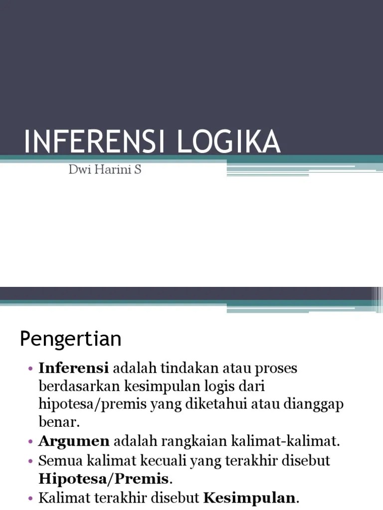 Inferensi Logika | PDF