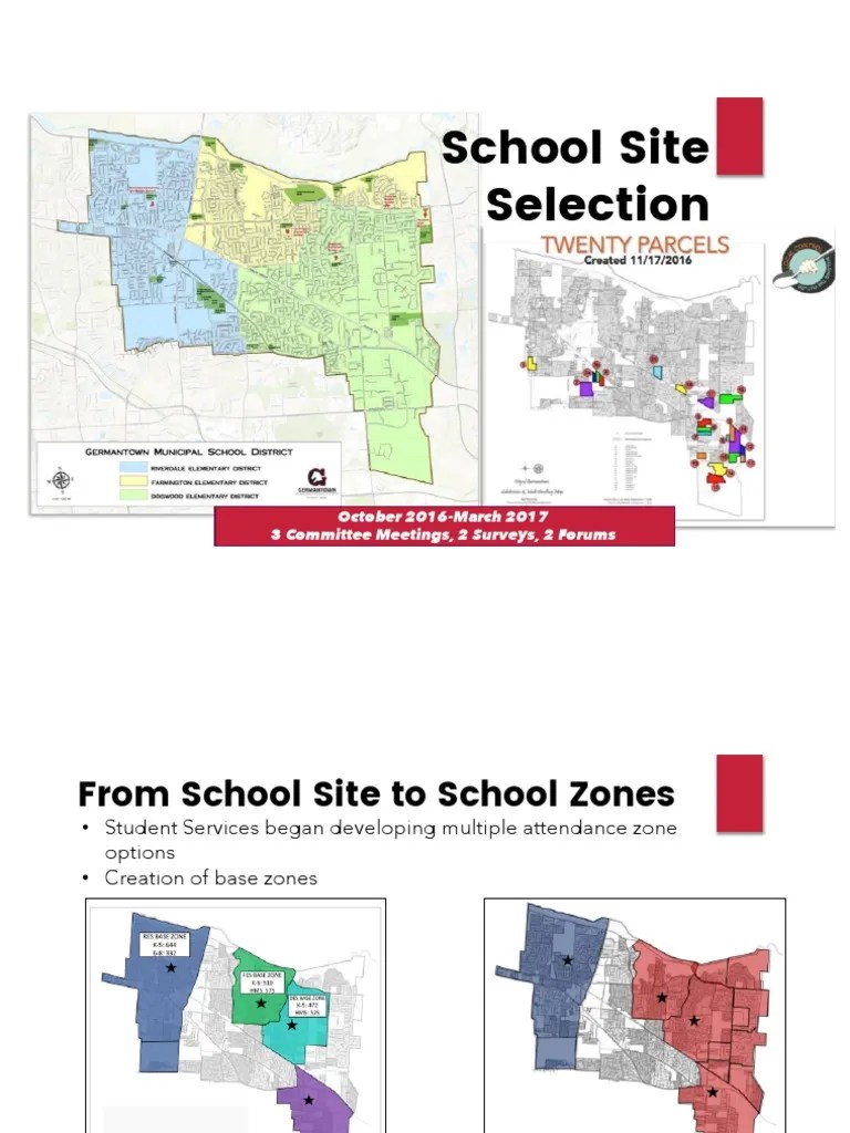 Germantown school zoning