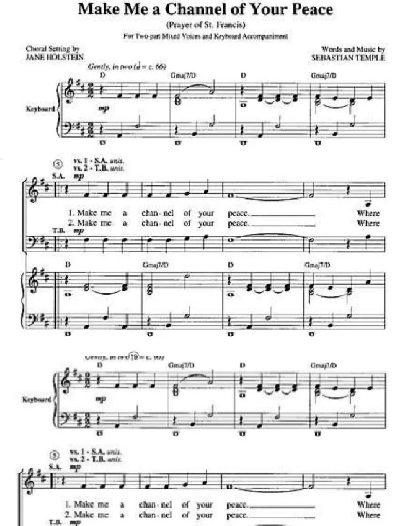Make Me A Channel of Your Peace PDF