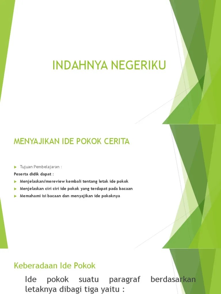 Menyajikan Ide Pokok Bacaan | PDF
