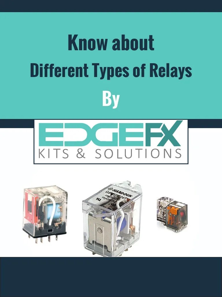 Know About Different Types of Relays PDF PDF Relay Switch