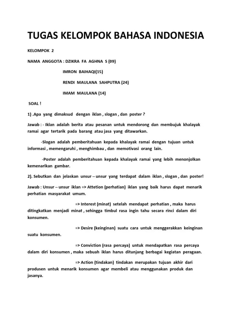 Cara Menyusun Teks Iklan Slogan Dan Poster - Berbagai Teks Penting