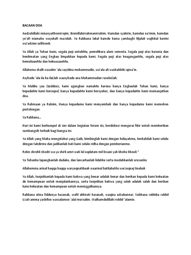 Bacaan Doa | PDF
