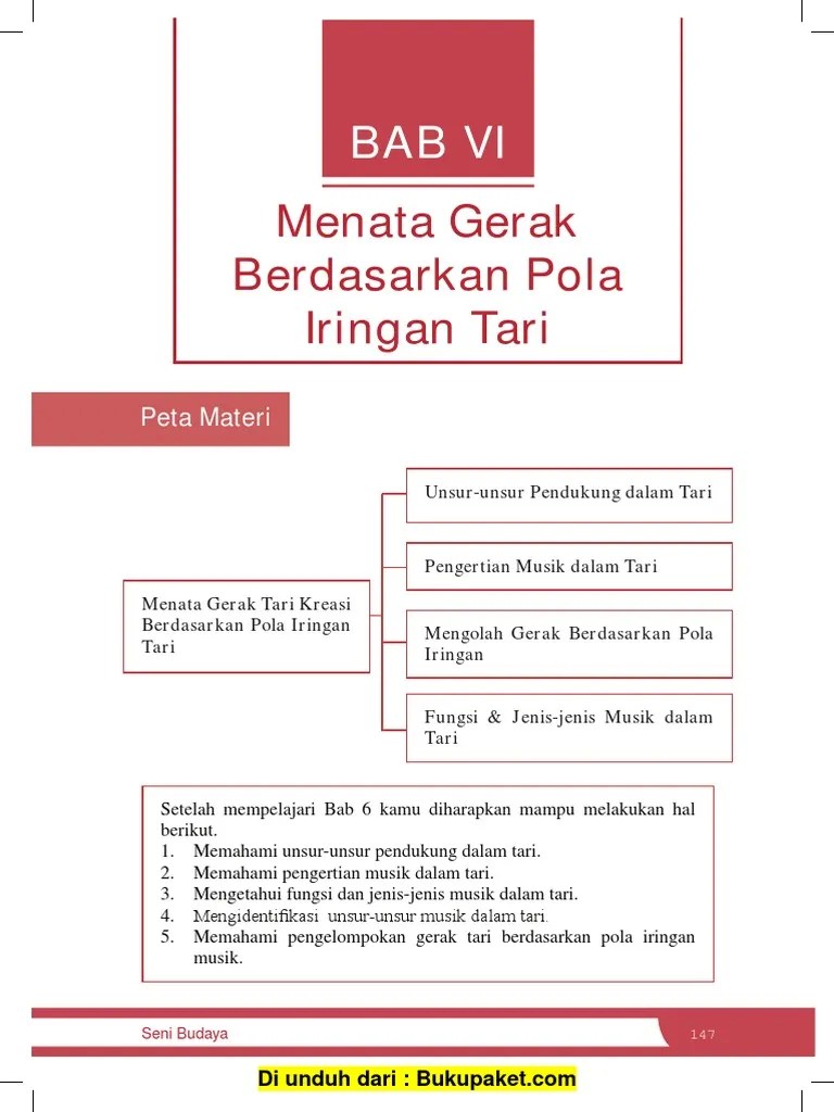 Bab 6 Menata Gerak Berdasarkan Pola Iringan Tari | PDF