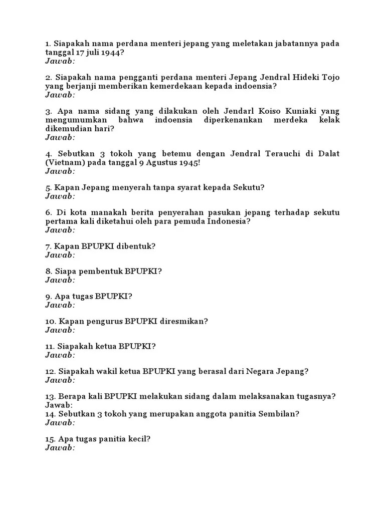 Bpupki Dan Ppki Soal Saja | PDF