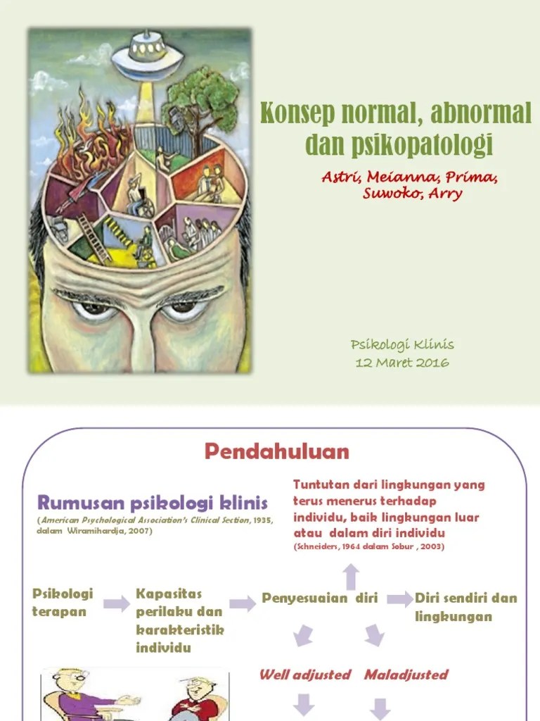 Konsep Perilaku Normal, Abnormal Dan Psikopatologi | PDF