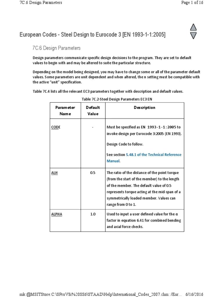European Codes Steel Design To Eurocode 3 (EN 1993112005) PDF