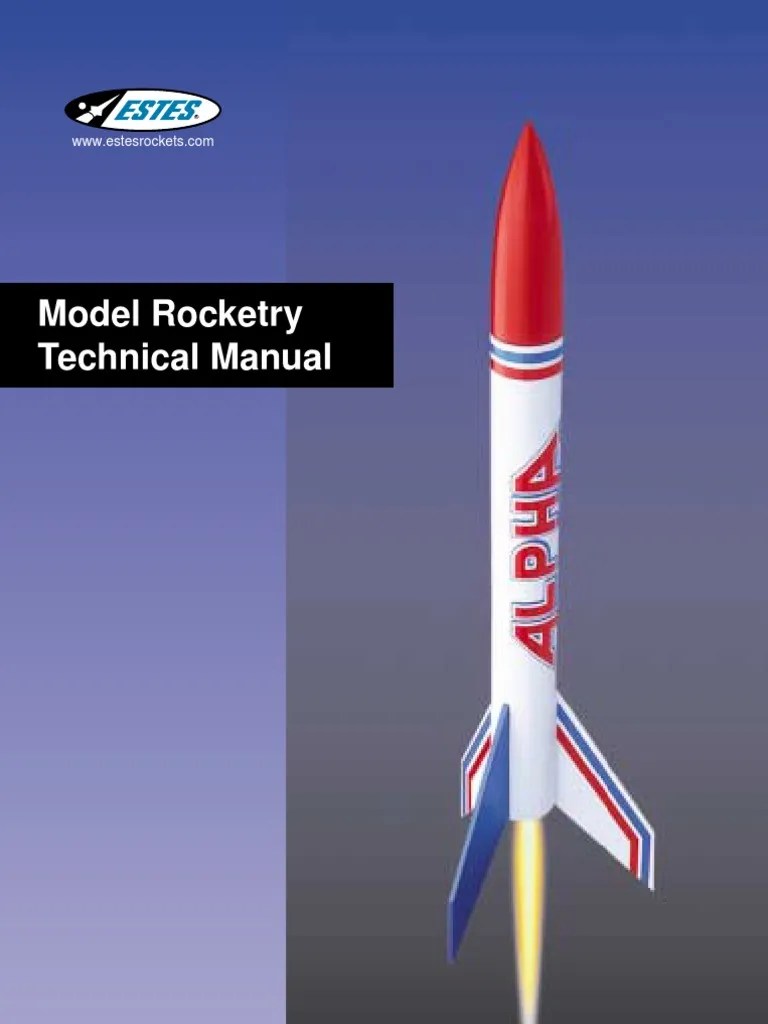 Model Rocket Technical Manual Rocket Adhesive