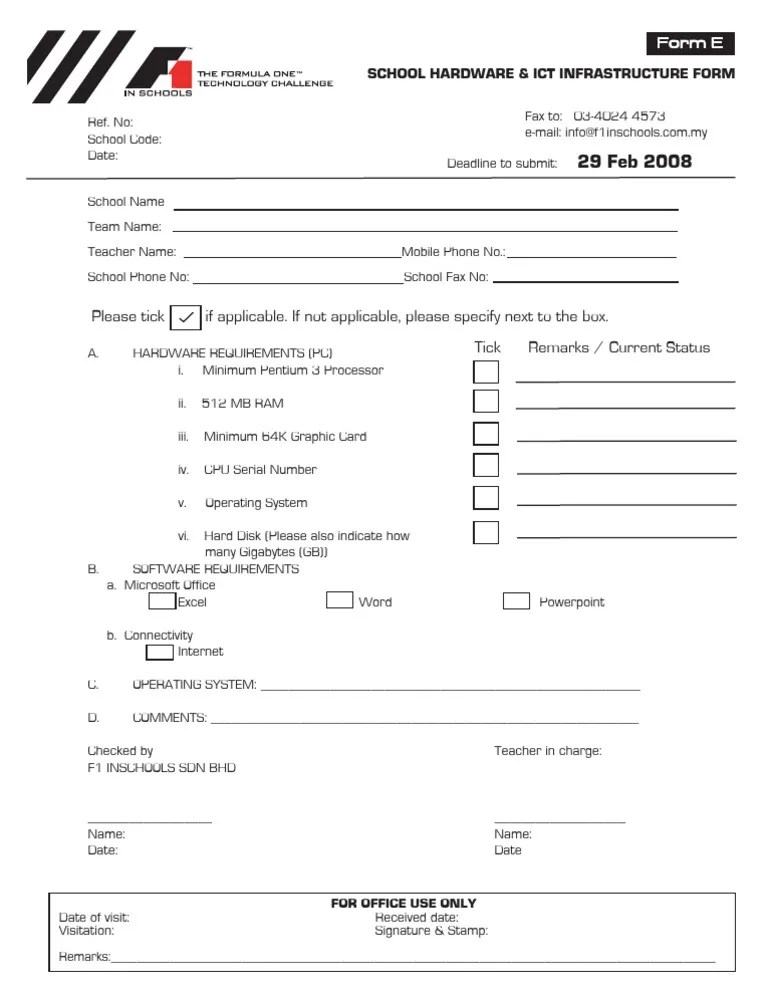 F1 Form Date 08 PDF