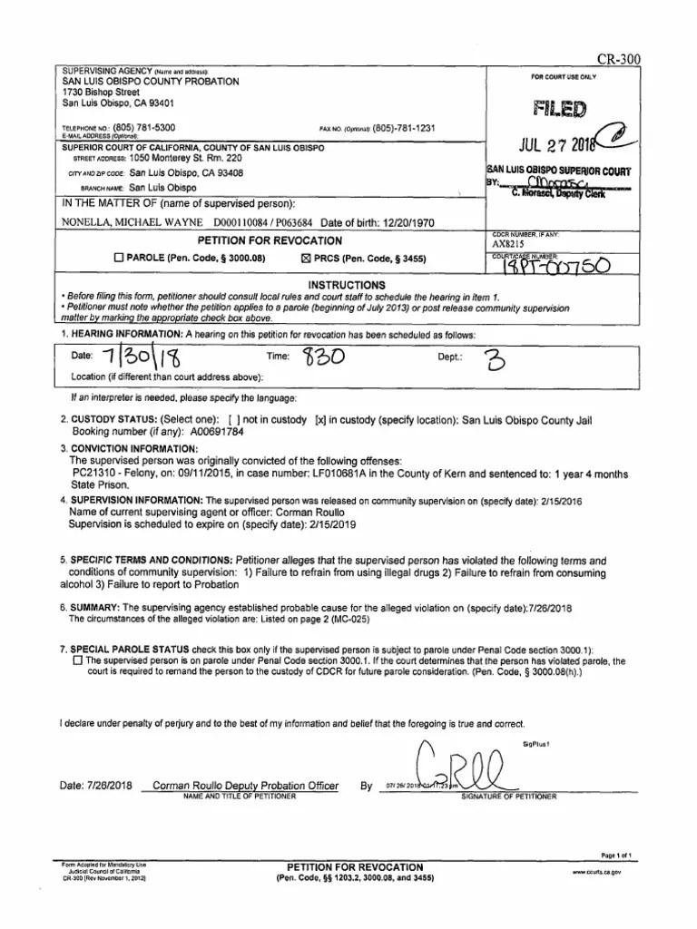 18PT00750 (2).pdf Probation Parole Free 30day Trial Scribd