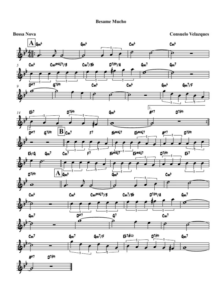 Besame Mucho Partitura completa.pdf