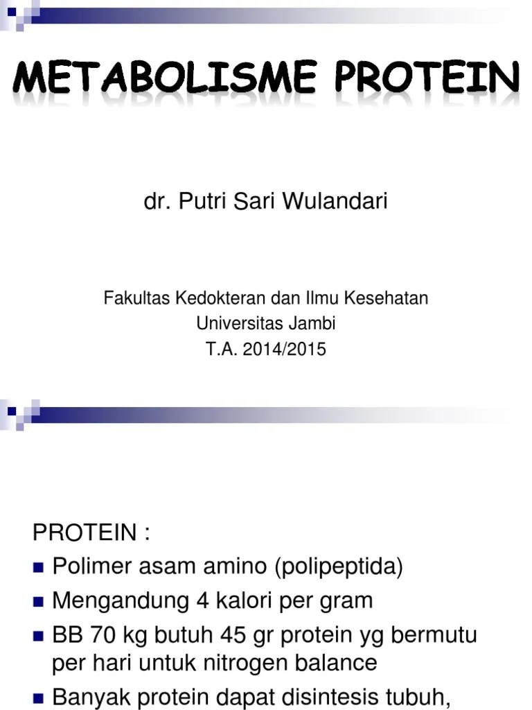 312214527 Biokimia Metabolisme Protein Dan Asam Amino