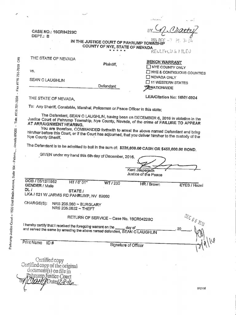 Bench Warrant PDF