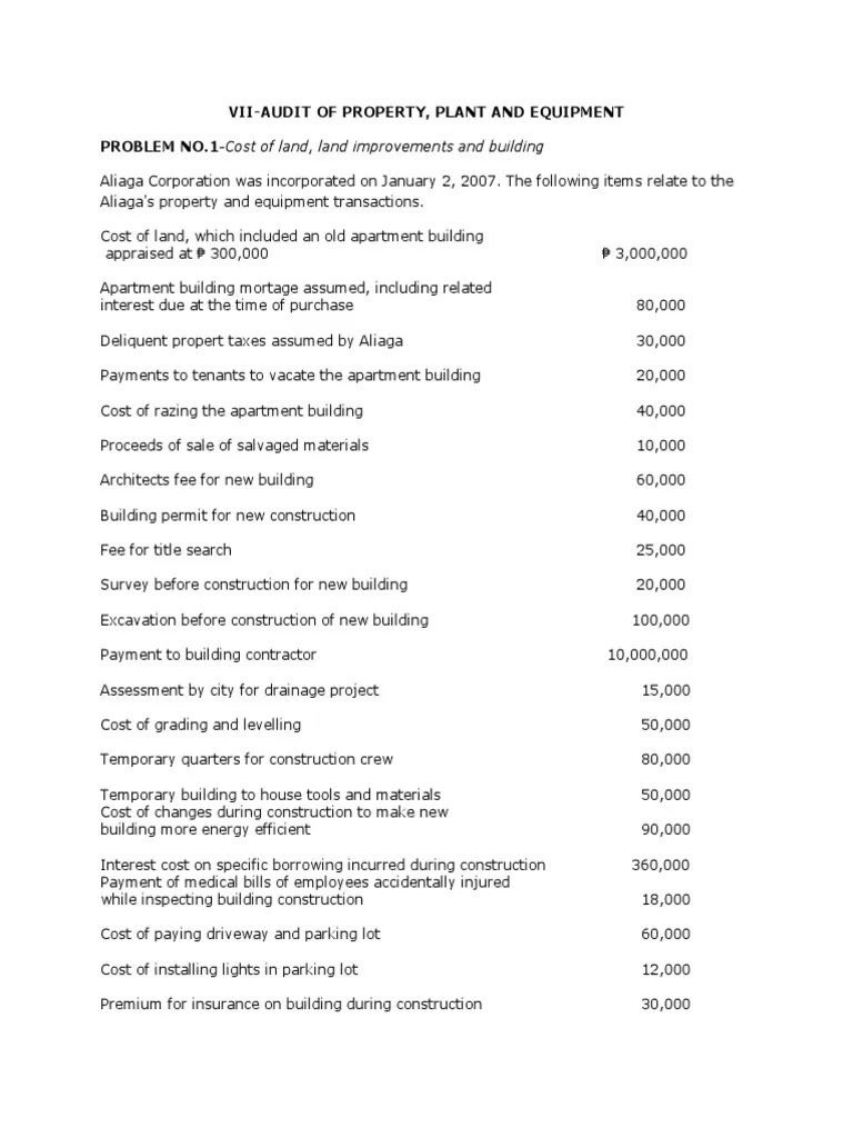 Plants, Property and Equipment PDF Depreciation Debits And Credits