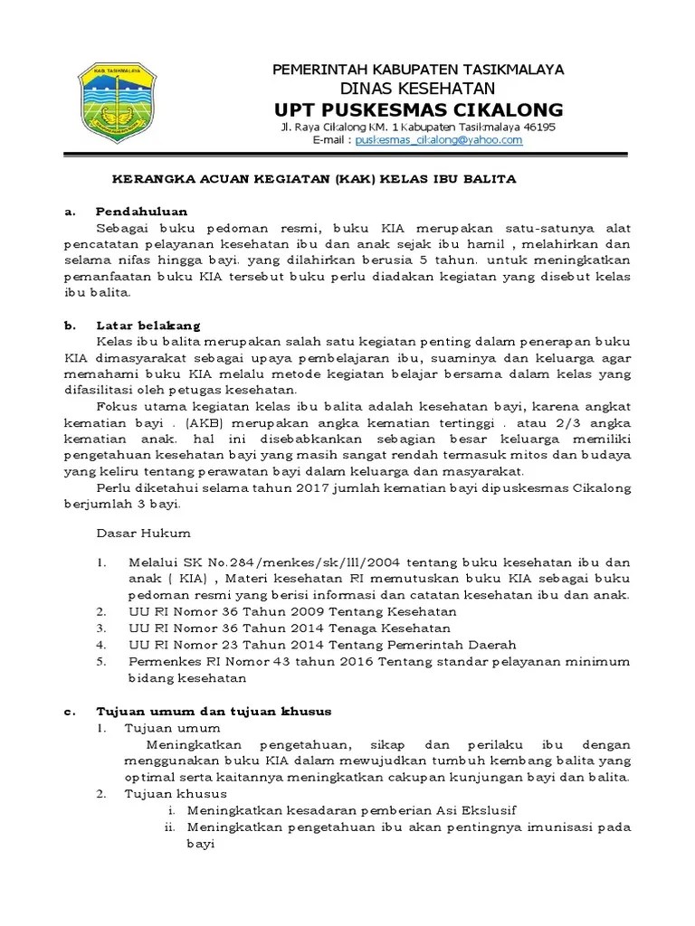 Kak Kelas Ibu Balita PDF