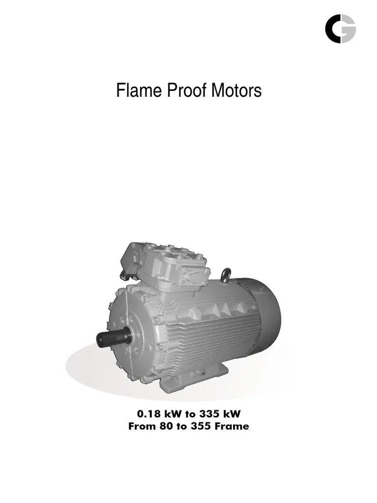 Crompton Greaves Flameproof Motors Catalogue PDF Mechanical