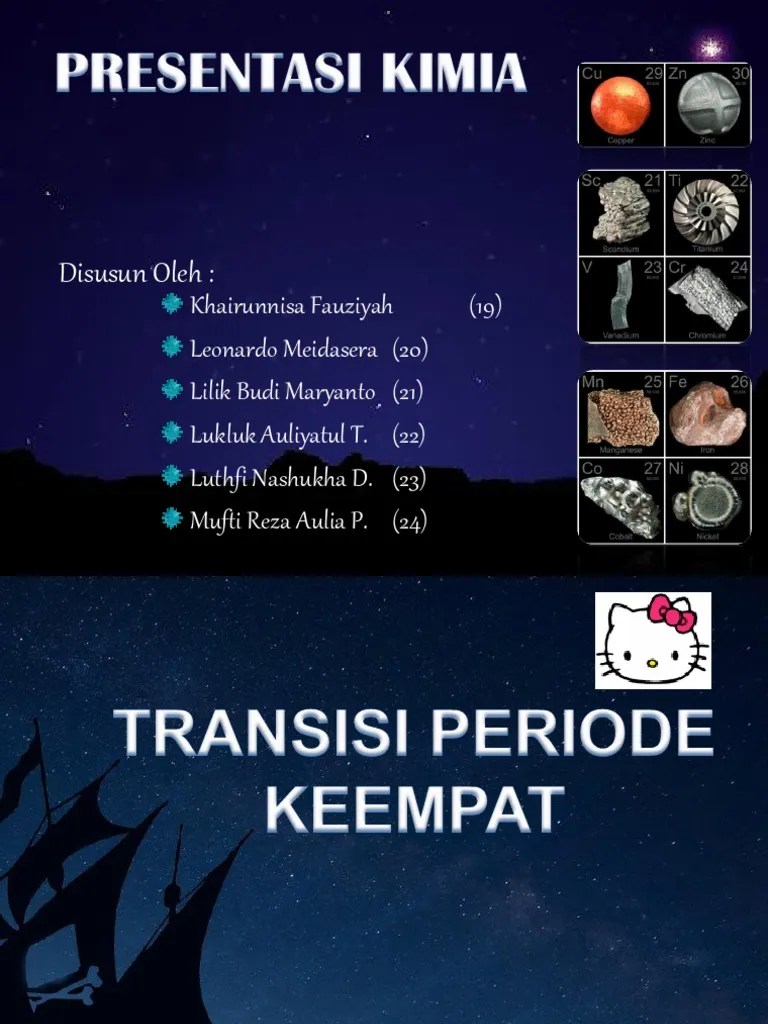 Unsur Transisi Periode Ke Empat Ppt amazing